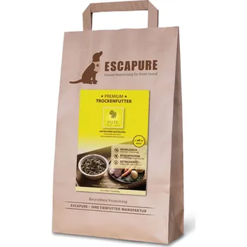 Krmivo pro psa Escapure krůtí prémiové granule Adult 1,5 kg
