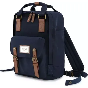 Městský batoh Himawari městký batoh Buttercup Dillon Modro-hnědý 17L