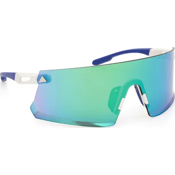 cyklistické brýle Sluneční brýle ADIDAS Sport Dunamis Matte White/Green Mirror