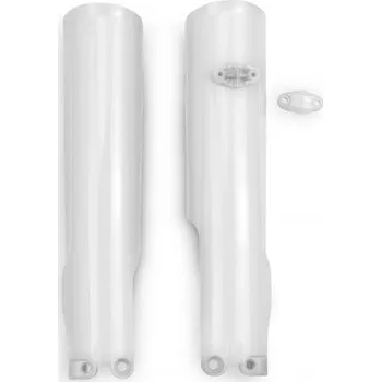 Tlumič řízení UFO kryty předních tlumičů HUSQVARNA TC 125 / 250 23-24, TE 150 / 250 / 300 24, FC / TX / FX / FE 300 / 350 / 450 / 501 24, barva bílá (UFO kryty předních tlumičů HUSQVARNA TC 125 / 250 23-24, TE 150 / 250 / 300 24, FC / TX / FX / FE 300 / 350 / 450 / 501