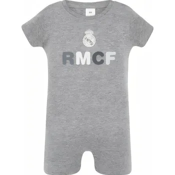 Kojenecký body Real Madrid FC Kojenecké body Real Madrid FC, šedé, 100% bavlna Velikost: 9-12 m