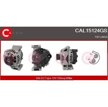 Alternátor Generátor CASCO CAL15124GS