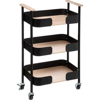 Kuchyňský gril 5five Simply Smart Servírovací vozík 5five Černá (75 x 45,5 x 28,5 cm)