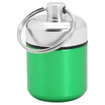 Vodotěsná hliníková krabička na léky a vitamíny | cestovní lékovka, mini pouzdro - Č. 6