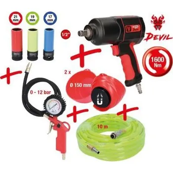 Rázový šroubovák-sada (stlačený vzduch) KS TOOLS 515.2100