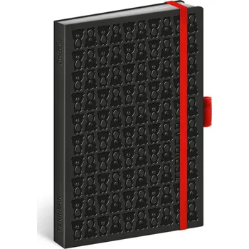 Zápisník TERIBEAR Notes 9 x 13 cm linkovaný černý