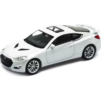 autíčko Welly Hyundai Genesis II Coupe 1:34 bílý