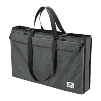 Skládací multifunkční taška 40x12x64 cm Šedá nákupní taška Přenosná taška přes rameno Úložná taška Cestovní taška Velká kapacita