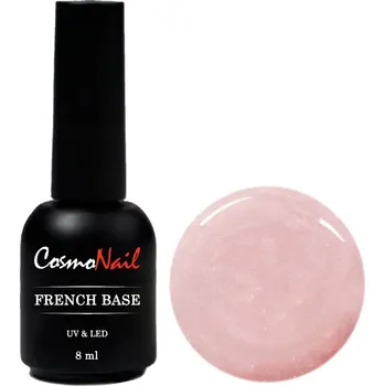 Lak na nehty COSMONAIL French base LL Glitter 014, 8 ml
