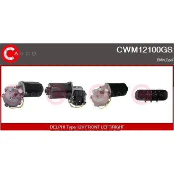 Motorek stěrače a odstřikovače Motor stěračů CASCO CWM12100GS