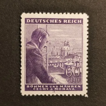 Sběratelství Známka Protektorát Č.a M., 60 + 140H, Pof.106*