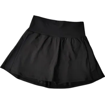 Dámská sukně Letní sportovní skládané kraťasy sukně s vysokým pasem Rychleschnoucí tenká sukně se zadní kapsou na běh cvičení tenis fitness černá XS