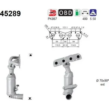Katalyzátor Katalyzátor AS 45289