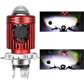 Osvětlení pro motocykl LED žárovka H4 12V pro motocyklové světlomety 10000 lm Vysoce výkonné motocyklové LED světlo Denní a dálkové svícení Náhrada halogenové žárovky studená bílá