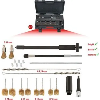 Sada čisticího/frézovacího nářadí, CR-šachta injektoru KS TOOLS 152.1370