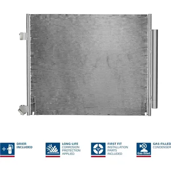 Výparník klimatizace Kondenzátor, klimatizace NISSENS 940852