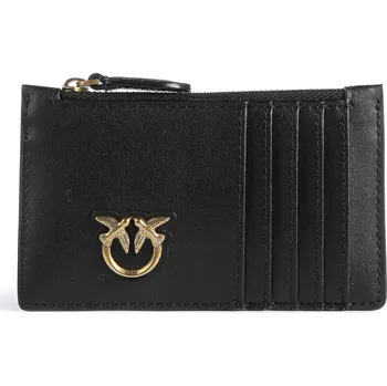 Peněženka Pinko Airone Pouzdro na kreditní kartu 8cm, L, černá, kůže, 171201