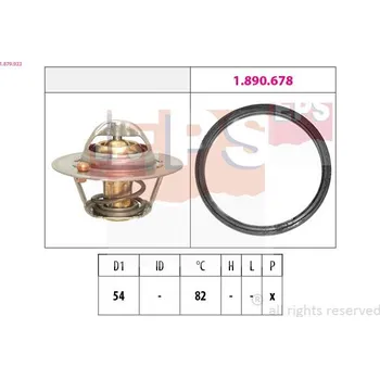 Těsnění motoru Termostat, chladivo EPS 1.879.923