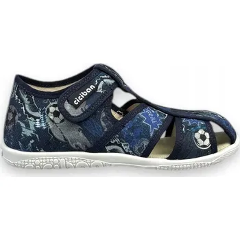 Chlapecká obuv Ciciban dětské papuče na suchý zip, vícebarevné, velikost 25