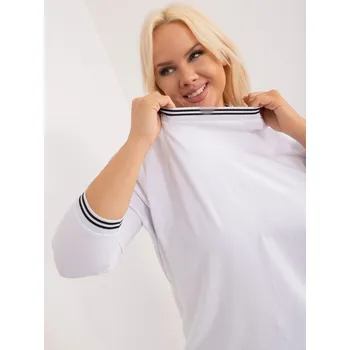 Dámská košile Halenka RV BZ 6640.86 bílá 4XL