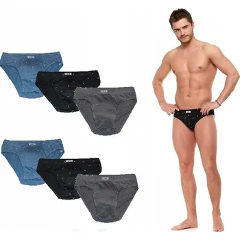 Slipy 6 x pánské kalhotky MORAJ 100% BAVLNA klasické, velikost M
