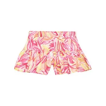 Dámské kraťasy United Colors Of Benetton Šortky z materiálu 34VAG901X Růžová Relaxed Fit 90