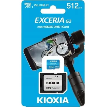 Paměťová karta Karta paměťová KIOXIA micro SD 512 GB s adaptérem