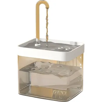 miska pro kočku Ultratichá fontána pro kočky 1,5 l Inteligentní dávkovač vody USB Recirkulační filtr 3 režimy průtoku Prevence vyhoření Čistá voda bílá