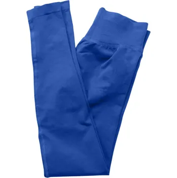 Dámské legíny Dámské bezešvé sportovní legíny na cvičení Fitness kalhoty s elastickým pasem Po kotníky Tvarující legíny na jógu a běh modrá M