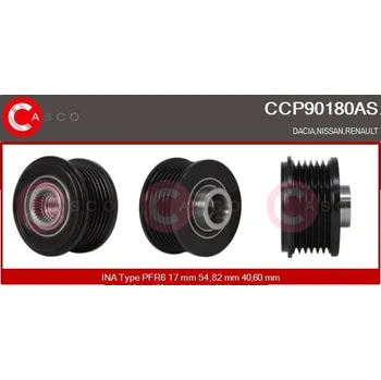 Řemenice, generátor CASCO CCP90180AS