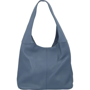 Kabelka Dámská kožená kabelka přes rameno modrá - ItalY SkyFull modrá