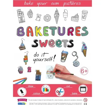 Set školních potřeb Baketures sweets - Do it yourself ZESTAW DO TWORZENIA ZESTAW DO RĘKODZIEŁA ARTYKUŁY PLASTYCZNE RZECZY PLASTYCZNE ROBÓTKI RĘCZNE PRACE RĘCZNE ZESTAW PLASTYCZNY ZESTAW ARTYSTYCZNY ZABAWKI KREATYWNE DIY OZDOBY DO WYPIEKANIA OZDOBY DEKORACJE ZRÓB TO SAM ZESTA