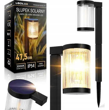 Venkovní osvětlení Solární zahradní lampa zapichovací stojací LED sloupek zahradní lucerna