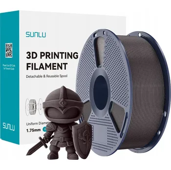 Filament PLA filament Sunlu 1,75 mm 1000 g hnědý