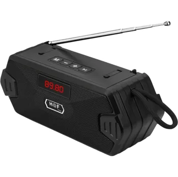 Přenosný Bluetooth reproduktor 35 W s FM rádiem USB TF AUX vstupem TWS funkcí Basová membrána Mikrofon Kompatibilní s PC a telefonem černá