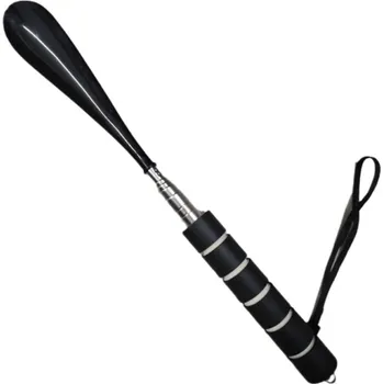 Dámská sportovní obuv Teleskopická lžíce na obouvání bot 30–71 cm Nastavitelná dlouhá obouvací lžíce z nerezové oceli a PP plastu Pomůcka na obouvání bot černá