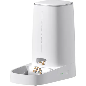 miska pro kočku 4l automatické krmítko pro kočky s WiFi ovládáním Dávkovač granulí LCD displej Dálkové nastavení porcí Suché krmivo Zelená/červená kontrolka