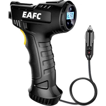 Kompresor 120W přenosný elektrický vzduchový kompresor 13,2x5,3x20,3 cm Autopumpa na pneumatiky Digitální autohustička Kabelový měděný motor ABS