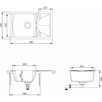 Myčka nádobí MYČKA NÁDOBÍ DIAMANTOVÁ TPD101-601AWP ŽULA ČERNÁ