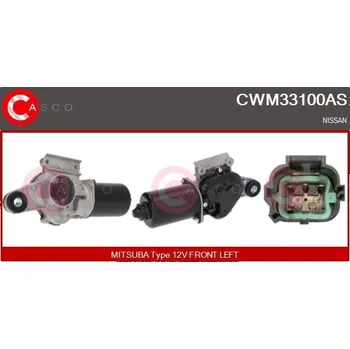 Motorek stěrače a odstřikovače Motor stěračů CASCO CWM33100AS