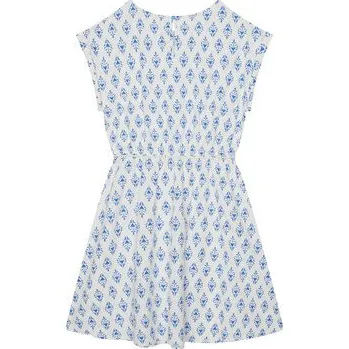 Dámské šaty United Colors Of Benetton Každodenní šaty 4MMDCV03F Modrá Regular Fit 160