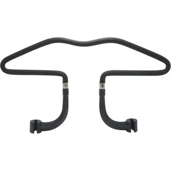 Univerzální ramínko do auta 450 x 250 mm Černý držák na kabáty a obleky na opěrku hlavy Zadní sedadlo PVA a nerezová ocel Autodoplňky