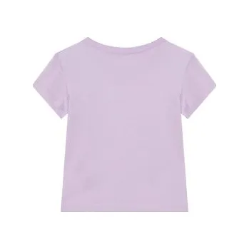 Pánské oblečení United Colors Of Benetton T-Shirt 3096G10J8 Fialová Regular Fit 90