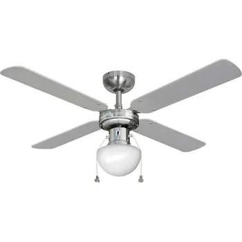Klimatizace EDM Product Stropní ventilátor se světlem EDM Caribe 50 W Pochromované (Ø 102 cm)