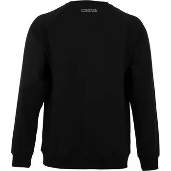 Rybářské oblečení Mikina Preston Black Minimal Sweatshirt Velikost XXXXL