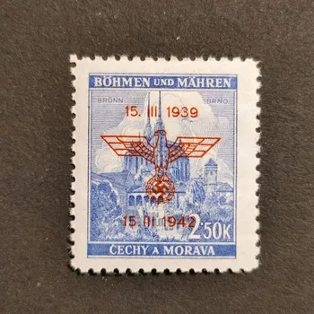 Sběratelství Známka Protektorát Č.a M., 2,50K, Pof.73*