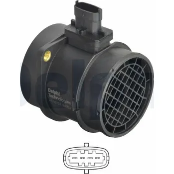 Váha vzduchu Snímač množství protékajícího vzduchu DELPHI AF10721-12B1