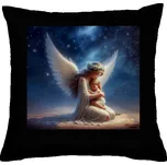 Polštář bavlněný s potiskem Anděl a dítě