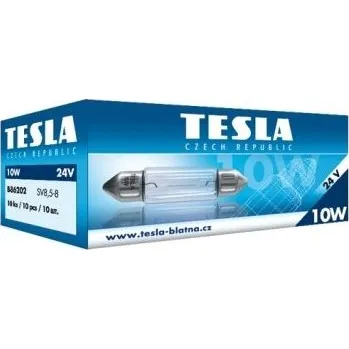 Žárovka, osvětlení poznávací značky TESLA B86202