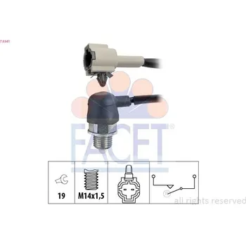 Spínač, světlo zpátečky FACET 7.6341
